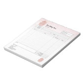 Bloc-notes de commande et facture pour mélangeur d (Tourné)