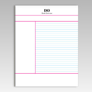 Bloc-notes de conférence avec monogramme de l'écol