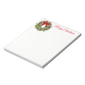Bloc-notes de couronne de Noël (Tourné)