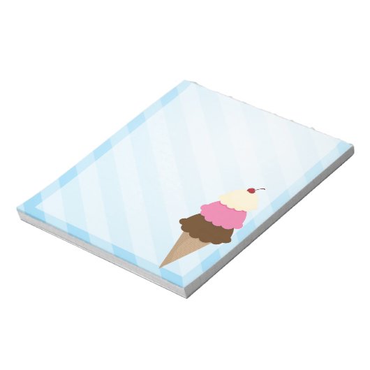 Bloc-notes de crème glacée (Tourné)