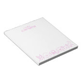 Bloc-notes de croquis d'animal de chien mignon Lil (Incliné)