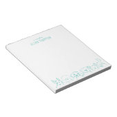 Bloc-notes de croquis d'animal de chien mignon sar (Incliné)