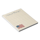 Bloc-notes de cuisine de bureau drapeau américain (Incliné)