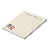 Bloc-notes de cuisine de bureau drapeau américain (Tourné)