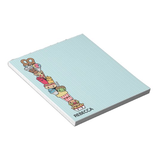 Bloc-notes de cuisine malsaine (Incliné)