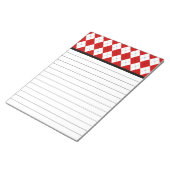 Bloc-notes de cuisine rétro Argyle (Incliné)