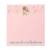 bloc-notes de défilement de colombe (Devant)