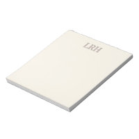Bloc-notes de demoiselle d'honneur à monogramme mi