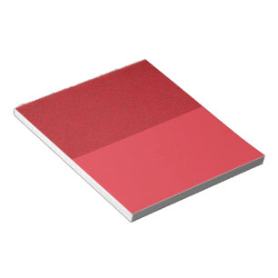 Bloc-notes de dessus texturé rouge tomate - person