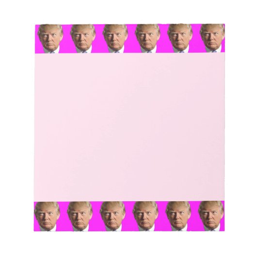 BLOC-NOTES DE DONALD TRUMP (Devant)