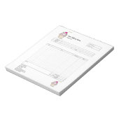 Bloc-notes de facture de formulaire de commande de (Tourné)