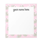 Bloc-notes de fentes personnalisé (Devant)