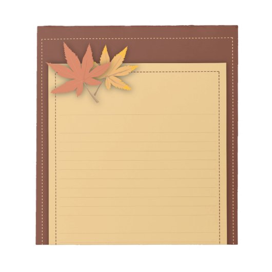 Bloc-notes de fin (Devant)