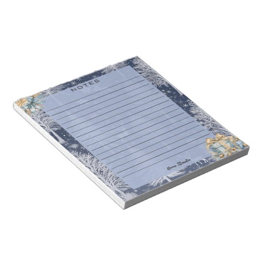 Bloc-notes de forêt enchâssé (Incliné)