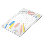 Bloc-notes de fournitures scolaires – Papeterie li (Incliné)