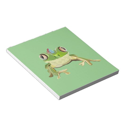 Bloc-notes de grenouille (Incliné)