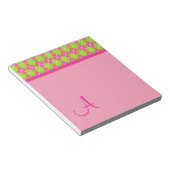 Bloc-notes de Jacquard monogramme (Incliné)