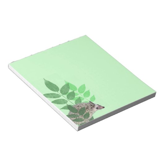 Bloc-notes de jardin de hérisson (Incliné)