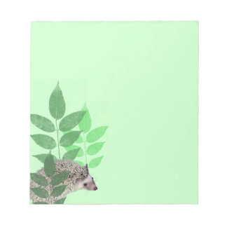 Bloc-notes de jardin de hérisson