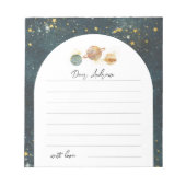 Bloc-notes de la capsule de temps spatial (Devant)