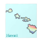 bloc-notes de la chaîne d'îles hawaïennes (Devant)