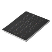 Bloc-notes de la classe de consonnes de l'alphabet (Tourné)