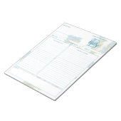 Bloc-notes de la Commelina botanique personnalisab (Incliné)