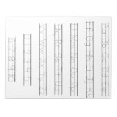 Bloc-notes de la feuille de calcul de suivi alphab (Devant)