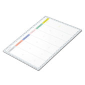 Bloc-notes de la liste des tâches quotidiennes (Incliné)