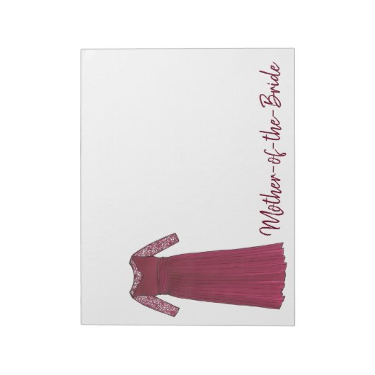 Bloc-notes de la mère de la mariée Mariage (Tourné)