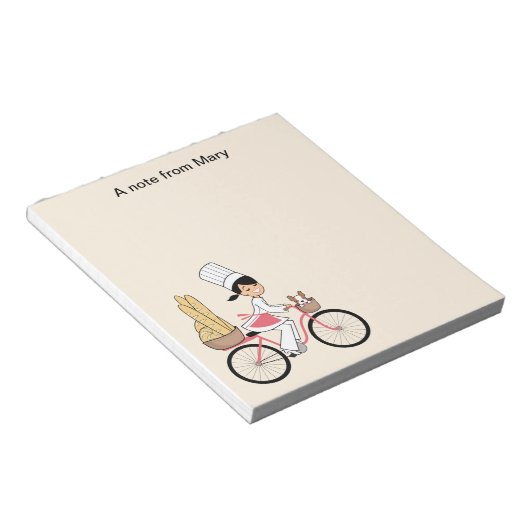 Bloc-notes de la recette pour fille de dessin anim (Incliné)