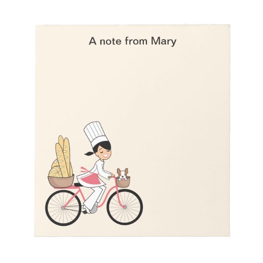 Bloc-notes de la recette pour fille de dessin anim (Devant)