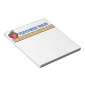 Bloc-notes de la règle des enseignants (Incliné)