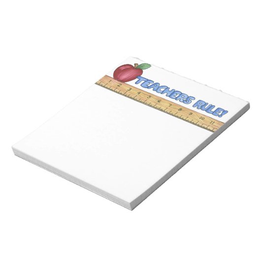 Bloc-notes de la règle des enseignants (Tourné)