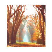 Bloc-notes de la scène d'automne (Devant)