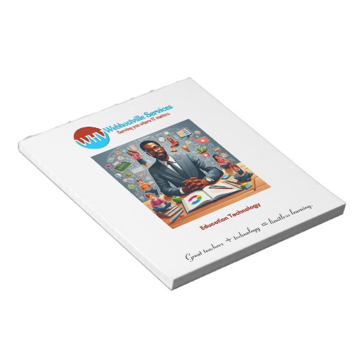 Bloc-notes de la technologie d'enseignement inspir (Incliné)