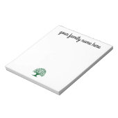 Bloc-notes de l'arbre généalogique personnalisé (Tourné)