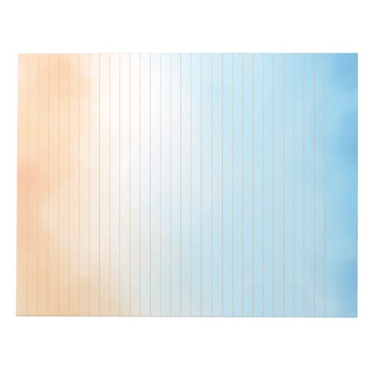 Bloc-notes de l'école d'aquarelle de plage (Devant)