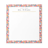 Bloc-notes de l'enseignant Confetti Dots (Devant)