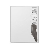 Bloc-notes de l'enseignant de danse de chaussures  (Tourné)