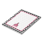 Bloc-notes de l'enseignant Houndstooth (Tourné)