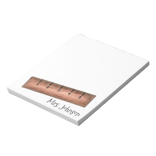 Bloc-notes de l'enseignant spécialisé en bois (Tourné)