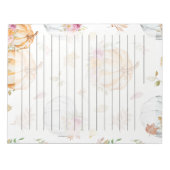 Bloc-notes de lettres Patch Citrouille – Papeterie (Devant)