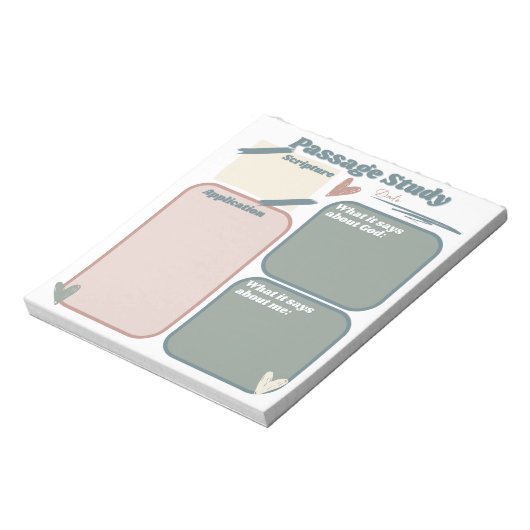 Bloc-notes de l'étude du passage de la Bible (Tourné)