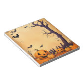 Bloc-notes de l'heure d'Halloween (Incliné)