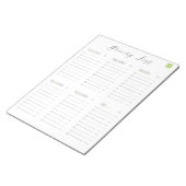 Bloc-notes de liste de courses (Incliné)