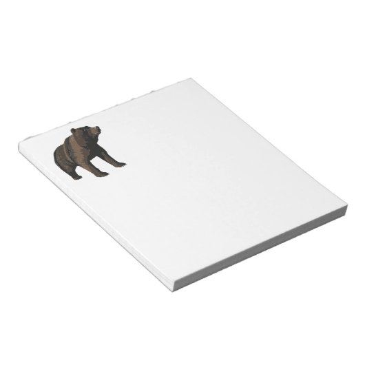 Bloc-notes de l'ours (Incliné)