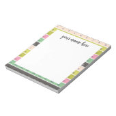 Bloc-notes de mesure de la couture personnalisée (Tourné)