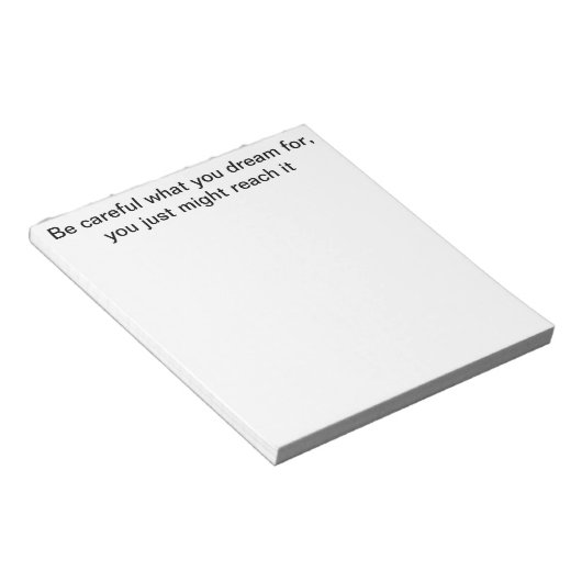 bloc-notes de motivation (Incliné)