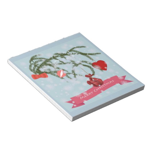 Bloc-notes de Noël (Incliné)